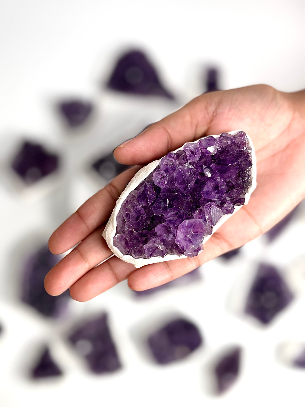 Natural Brazilian Amethyst Cluster