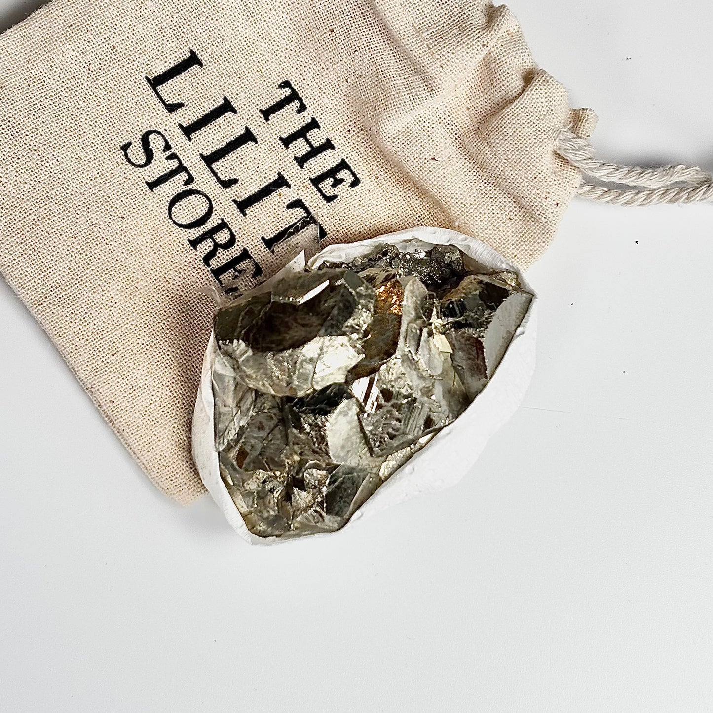 Peruvian Pyrite Cluster – 147g -Golden Brilliance & Striking Presence