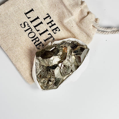 Peruvian Pyrite Cluster – 147g -Golden Brilliance & Striking Presence
