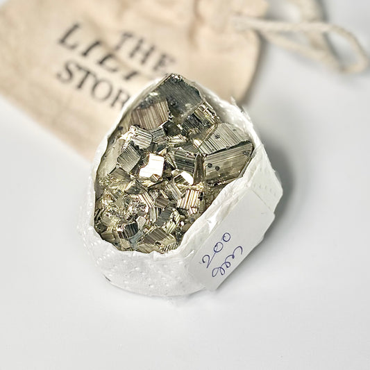 Peruvian Pyrite Cluster – 200g -Golden Brilliance & Striking Presence
