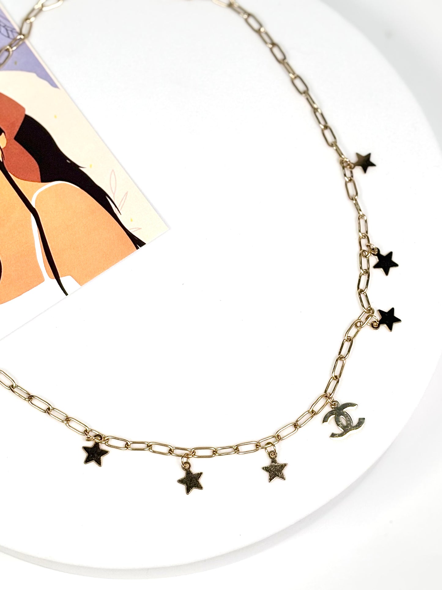 Star Charm Necklace | Gold-Plated Stainless Steel | The Lilith Store