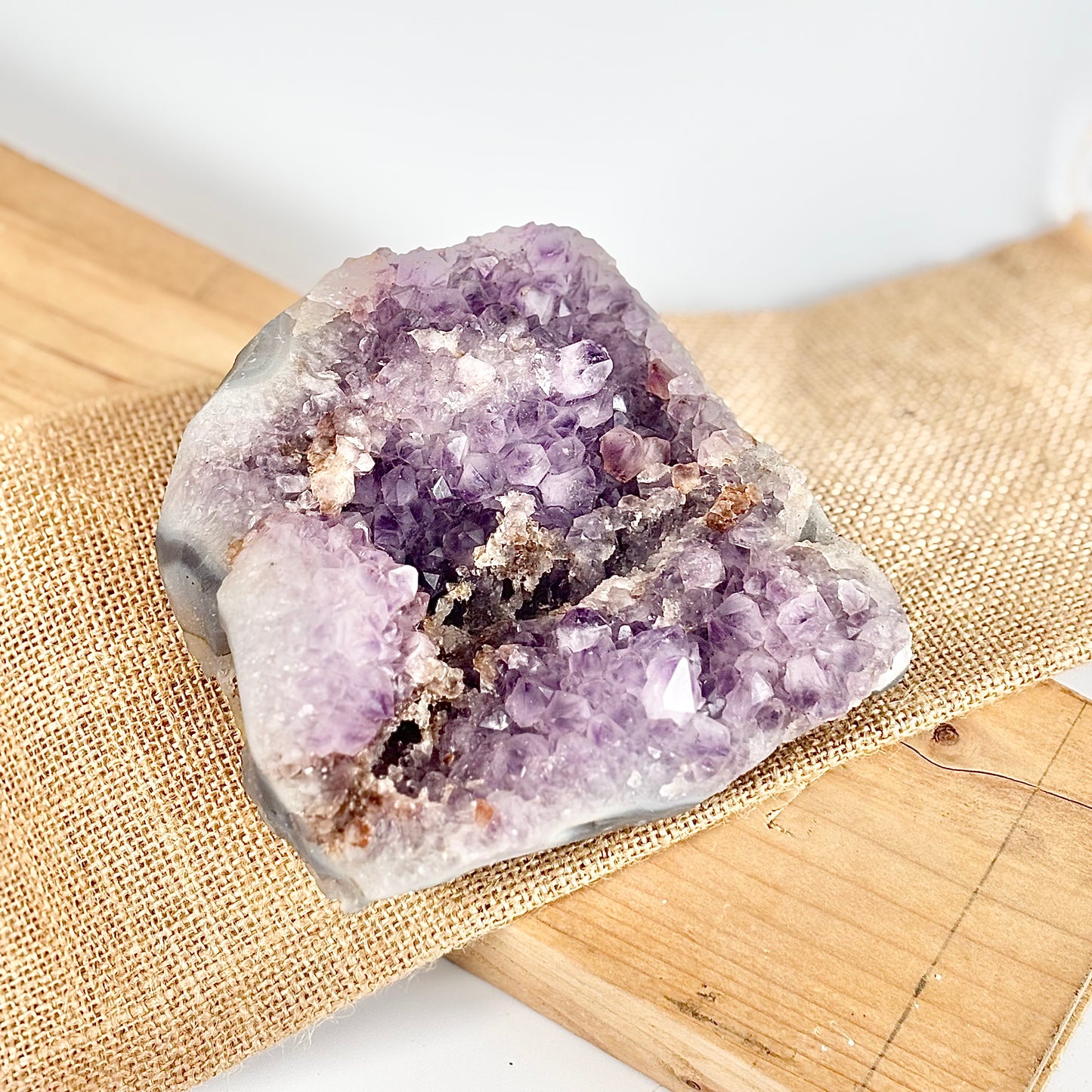 Amethyst Cluster - 890 Gm | Helps activating Third Eye & Psychic abilities