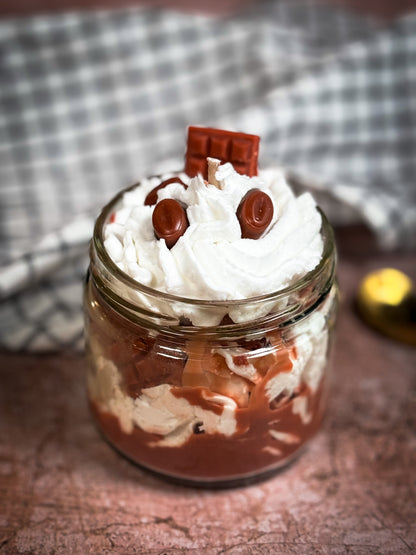 Choco Coffee Cheesecake Dessert Candle - 220g