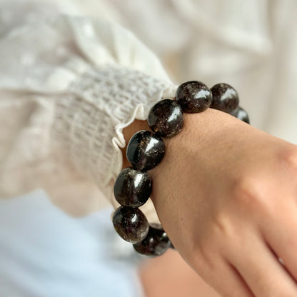 Smoky Quartz Tumble Bracelet | Protection, Strength & Stability