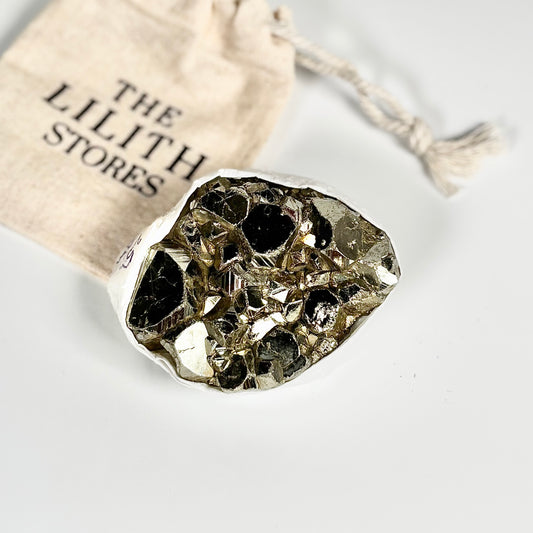 Peruvian Pyrite Cluster – 251g -Golden Brilliance & Striking Presence