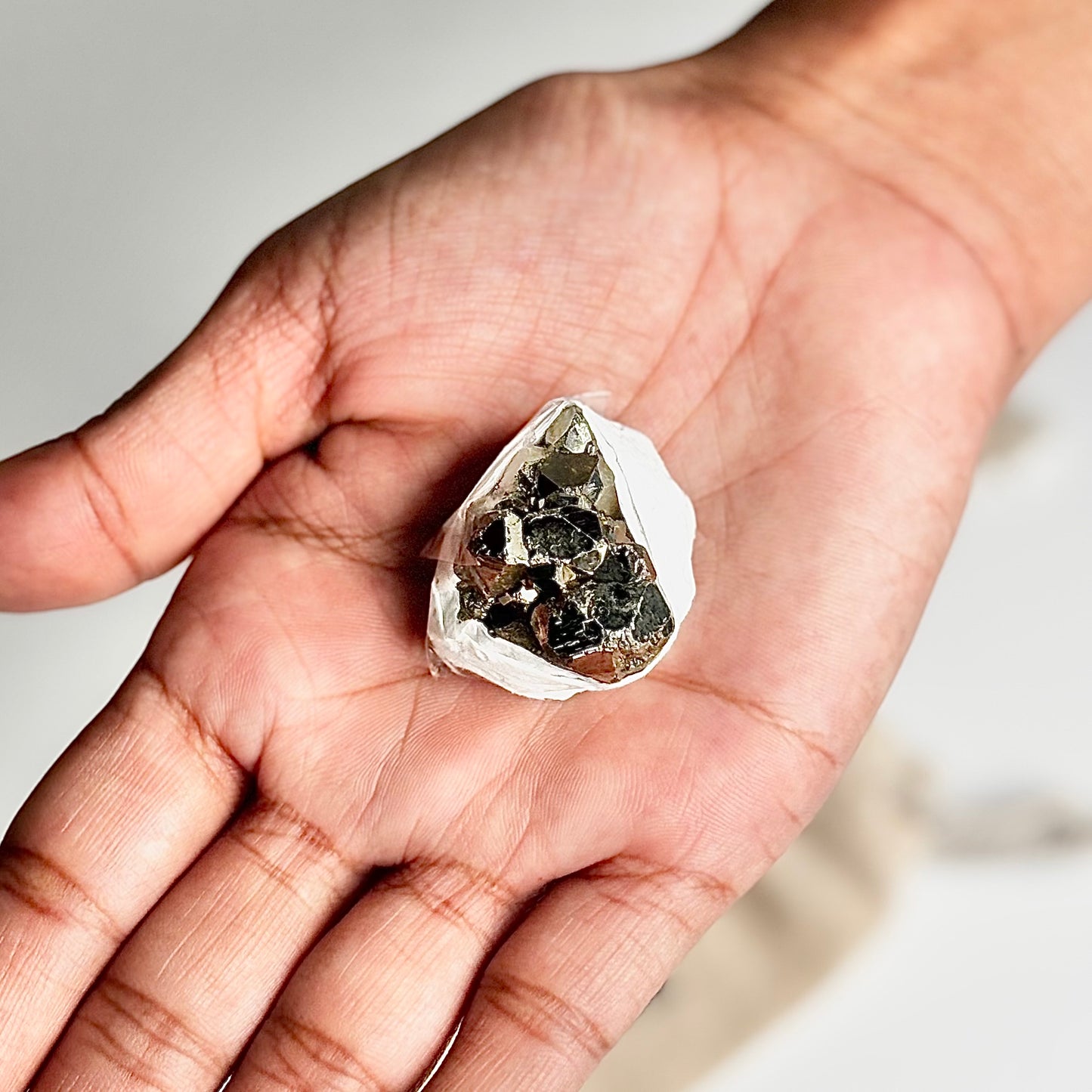 Peruvian Pyrite Cluster – 26g -Golden Brilliance & Striking Presence