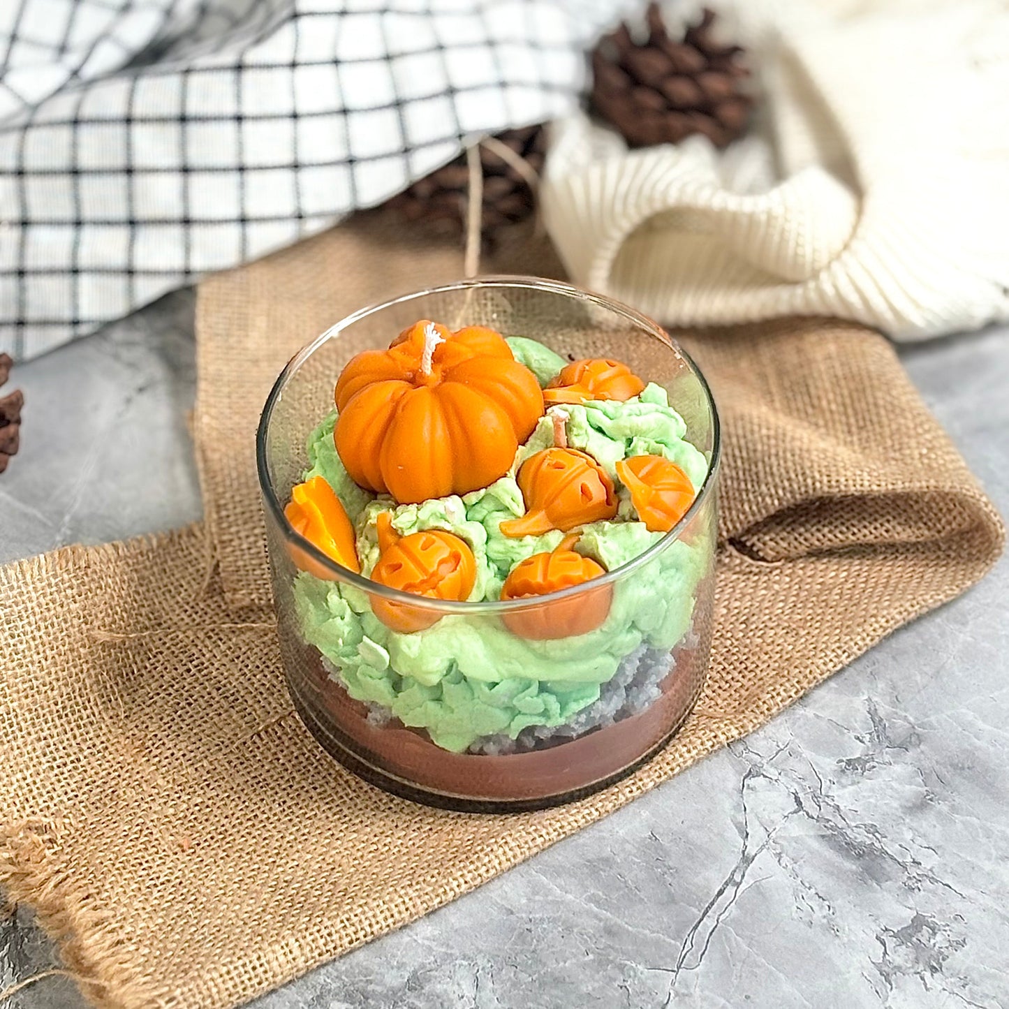 Pumpkin Spice Harvest Halloween Candle – Soy Wax