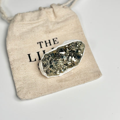 Peruvian Pyrite Cluster – 47g -Golden Brilliance & Striking Presence