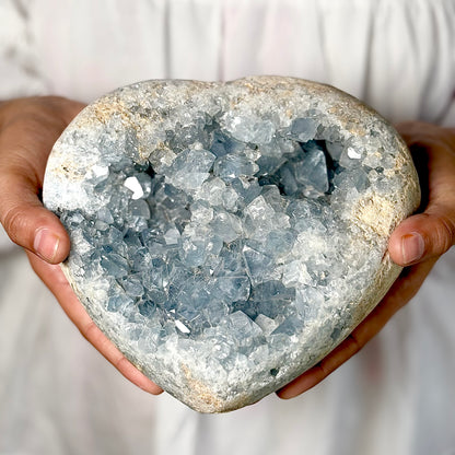 Celestite Cluster 3.2 Kg – Peace, Angelic Connection & Divine Clarity