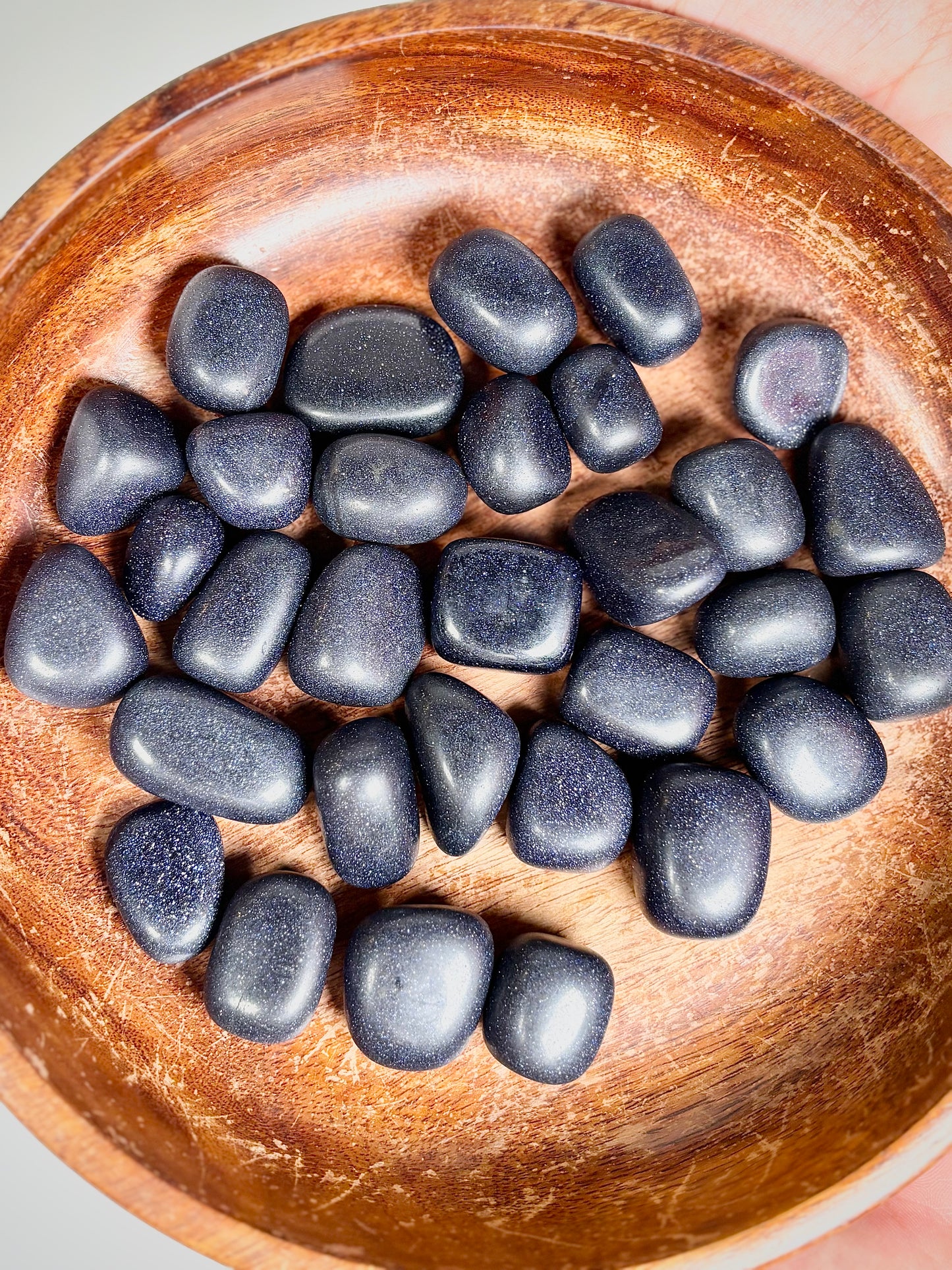 Blue Goldstone Tumble Stone (B) – 1 Piece | The Lilith Store