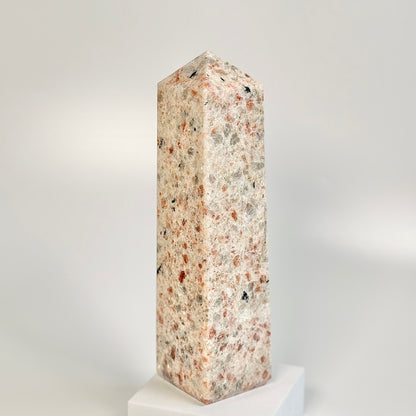 Sunstone Four-Facet Tower – 1910 Gm - Ignit Joy • Embrace Confidence • Manifest Positivity
