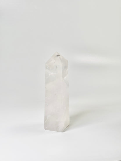 Four Facet Clear Quartz Tower – 385g - Amplify, Align & Awaken