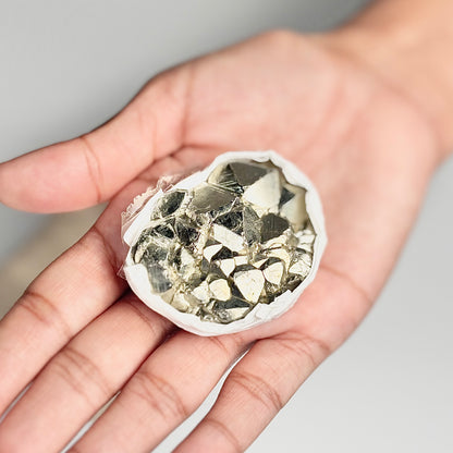 Peruvian Pyrite Cluster – 88g -Golden Brilliance & Striking Presence
