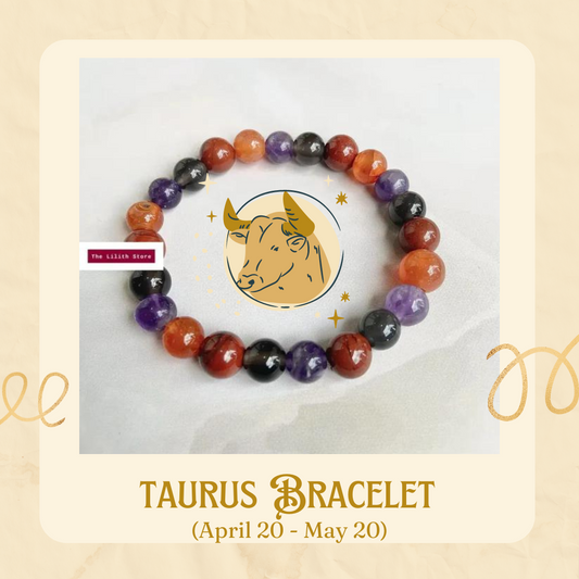 Taurus Zodiac Bead Bracelet