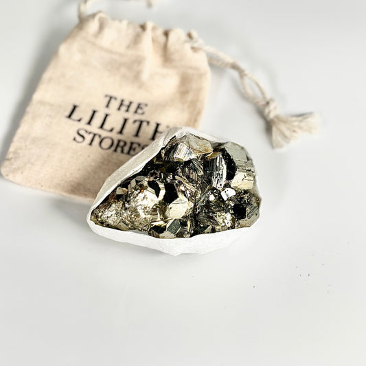 Peruvian Pyrite Cluster – 224g -Golden Brilliance & Striking Presence