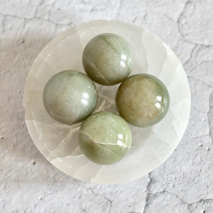 Green Aventurine Sphere – Growth, Opportunity & Harmony