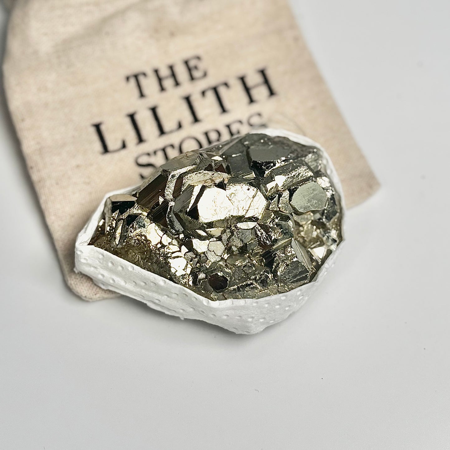 Peruvian Pyrite Cluster – 147g - Golden Brilliance & Striking Presence
