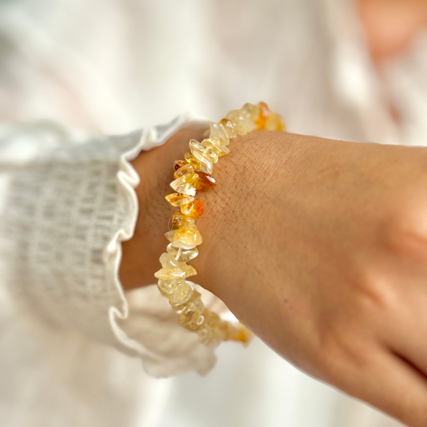 Citrine Chips Bracelet