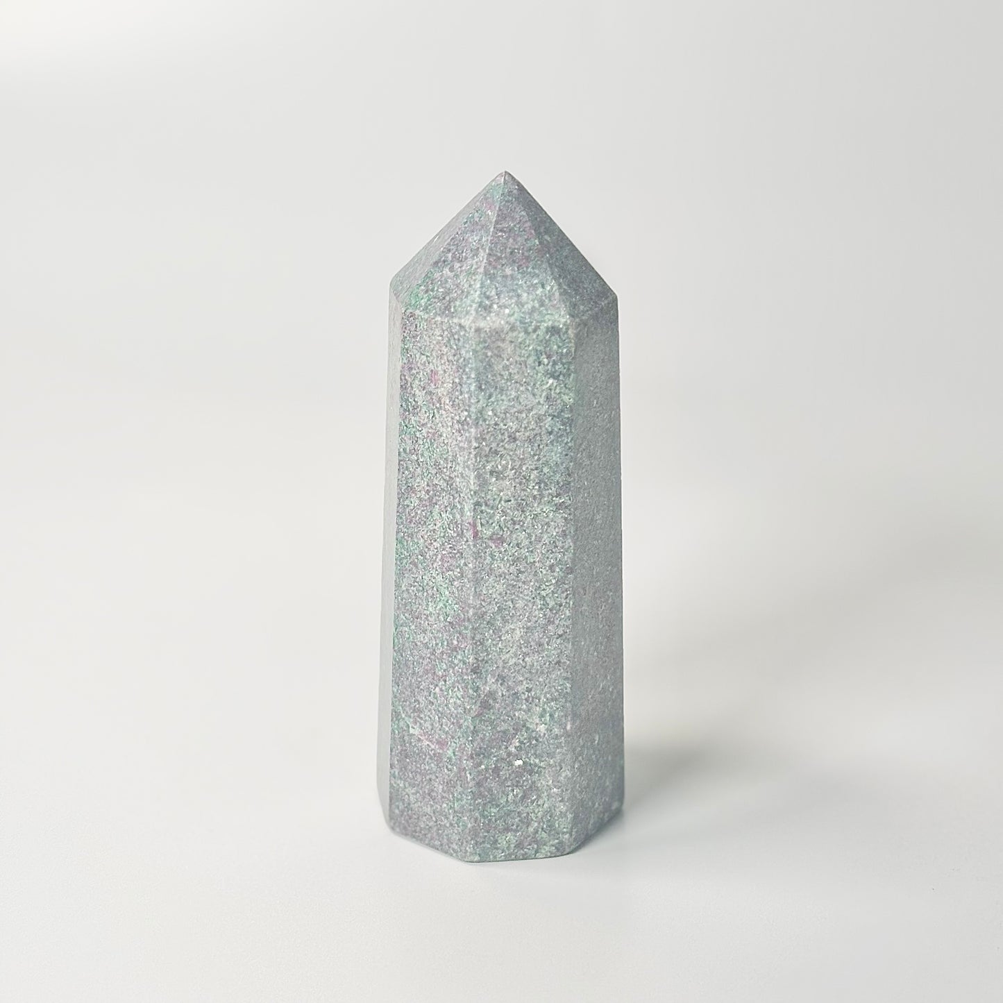 Eight Facet Ruby in Kyanite Tower – 560g -Distinctive Colour & Balanced Form