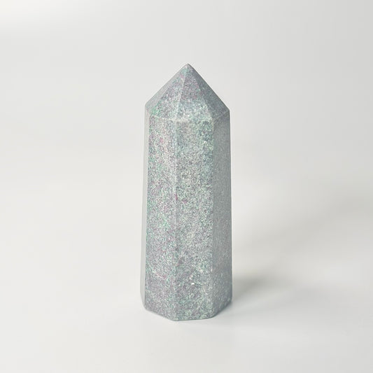 Eight Facet Ruby in Kyanite Tower – 560g -Distinctive Colour & Balanced Form