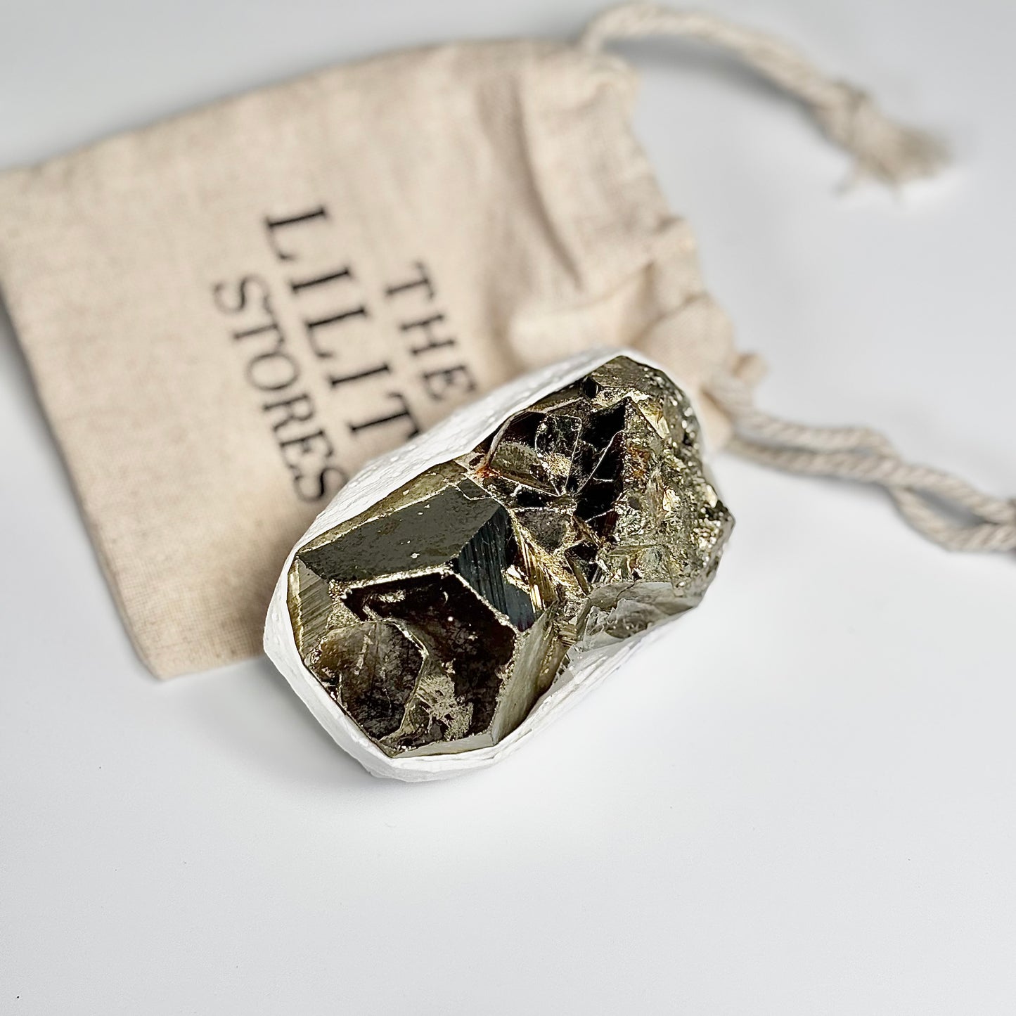 Peruvian Pyrite Cluster – 205g -Golden Brilliance & Striking Presence