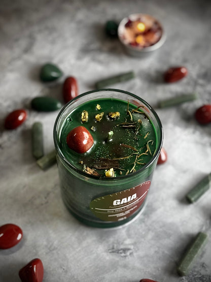 Gaia Altar Candle – 200 g Soy Wax Jar Candle for Ritual & Devotion