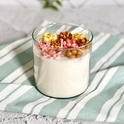 Flowers & Cactus Decorative Jar Soy Wax Scented Candle