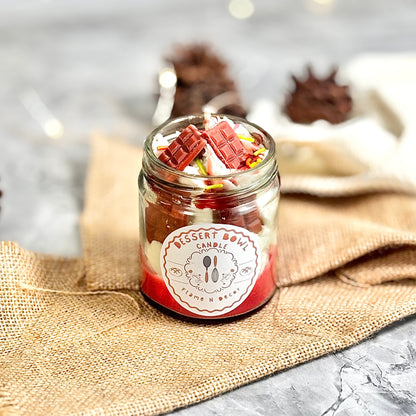 Choco Coffee Cheesecake Dessert Candle - 130g