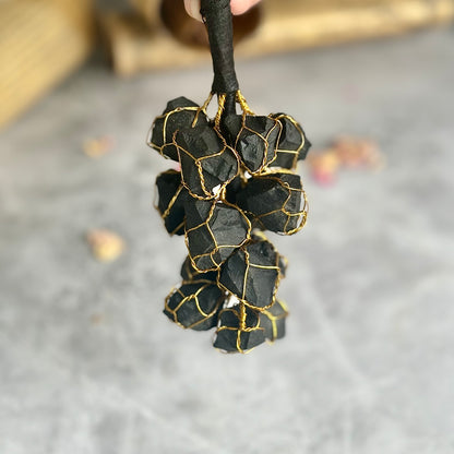 Black Tourmaline Door Hanging | Grounding & Protection