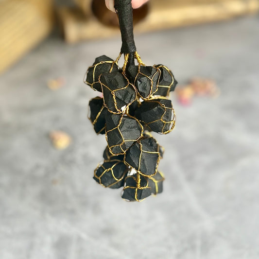 Black Tourmaline Door Hanging | Grounding & Protection