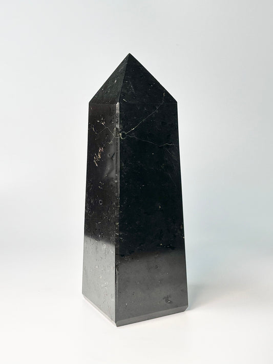Four Facet Black Tourmaline Tower – 2.6 Kg - Strength, Stability & Refined Style