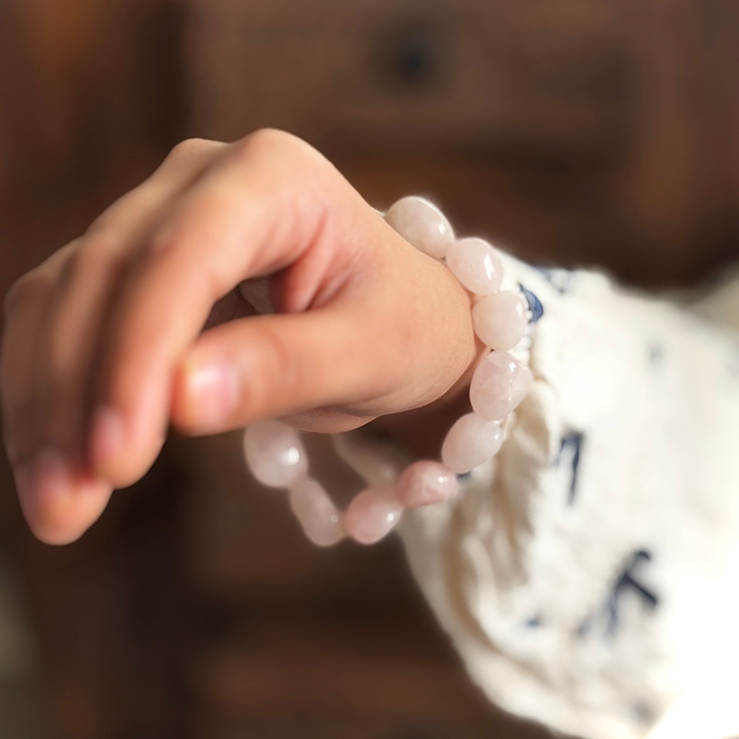 Rosequartz Tumble Bracelet | Stone of Love & Self Love