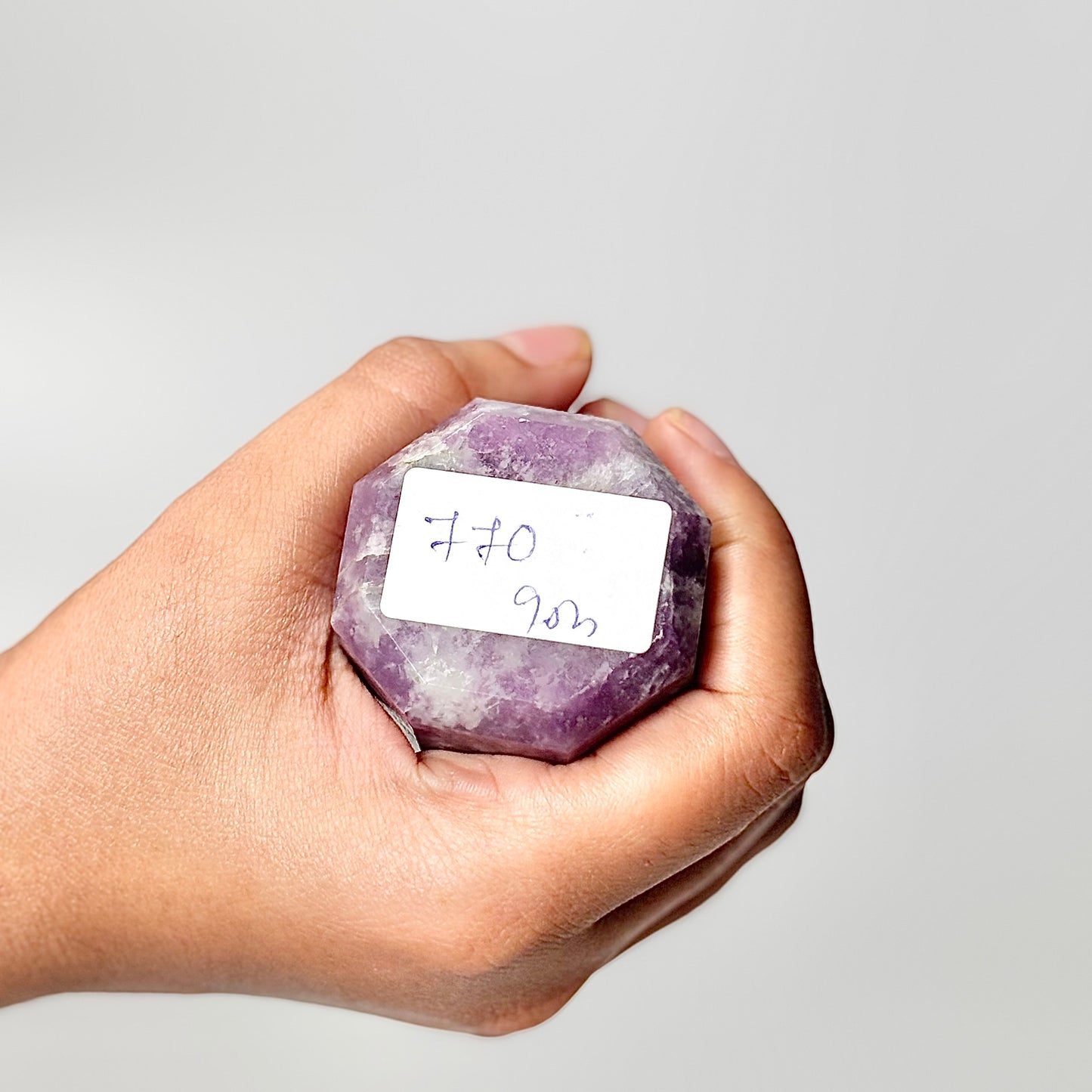 Eight Facet Lepidolite Tower – 770g - Gentle Presence & Refined Balance