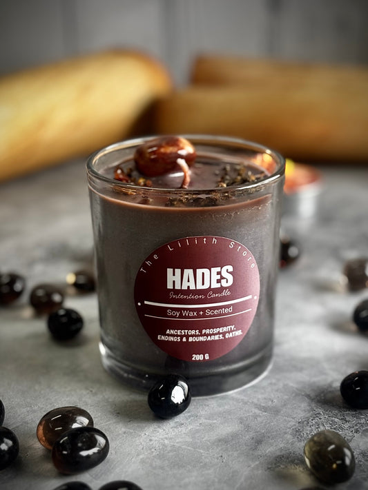 Hades Altar Candle – 200 g Soy Wax Jar Candle for Ritual & Devotion