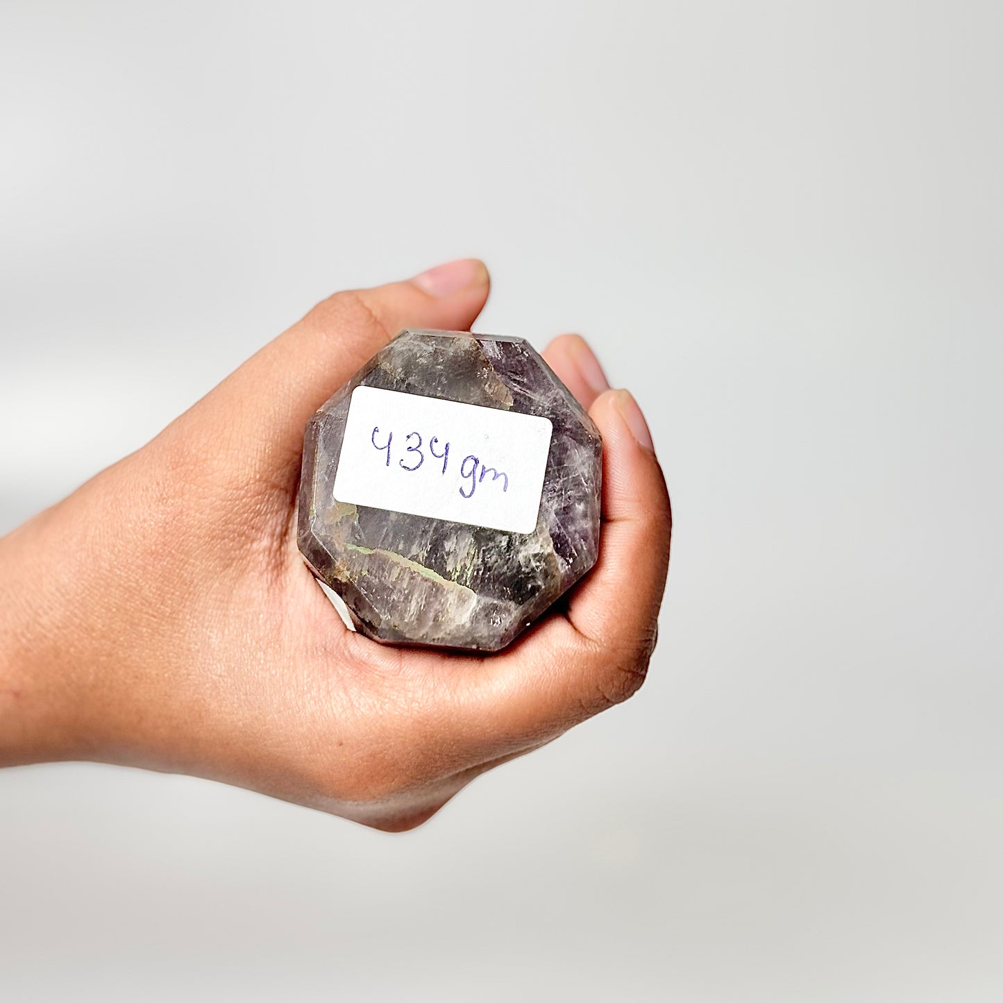 Eight Facet Chevron Amethyst Tower – 434g - Balanced Energy & Refined Clarity