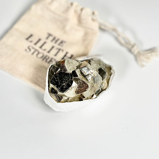 Peruvian Pyrite Cluster – 238g -Golden Brilliance & Striking Presence