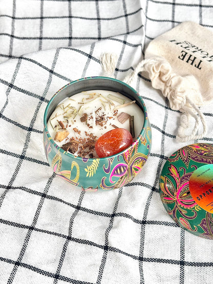 Motivation Tin Container Soy Intention Candle - 100 g