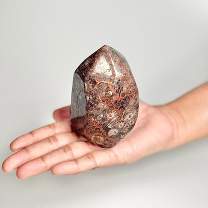Peanut Obsidian Freeform 291g – Natural Fusion of Fire & Earth