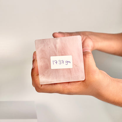 Rose Quartz Four-Facet Tower – 1737g -  Attract Love • Heal Emotionally • Radiate Compassion