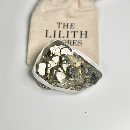 Peruvian Pyrite Cluster – 249g - Golden Brilliance & Striking Presence