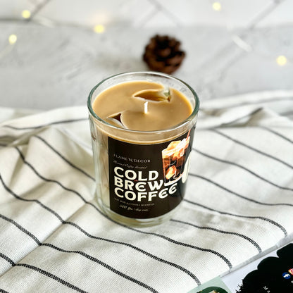 Cold Coffee Iced Coffee Soy & Gel wax Scented Candle