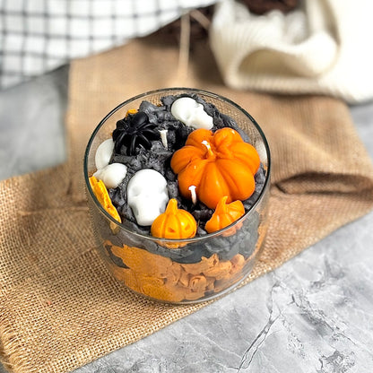 Midnight Pumpkin Marshmallow Scented Candle – Soy Wax