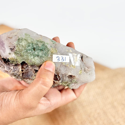 Amethyst Cluster - 331 Gm | Helps activating Third Eye & Psychic abilities