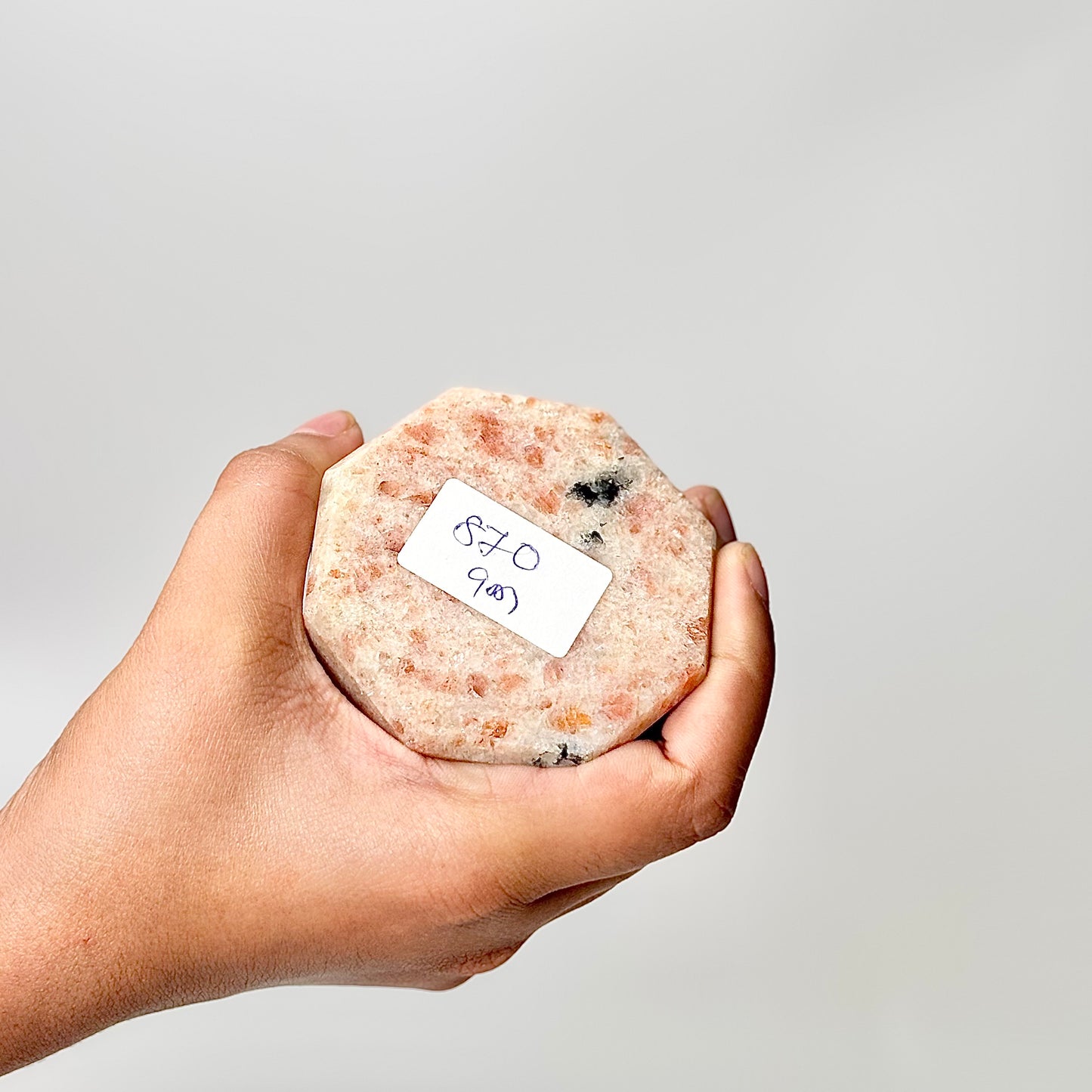 Eight Facet Sunstone Tower – 870g - Radiance, Warmth & Uplifting Energy