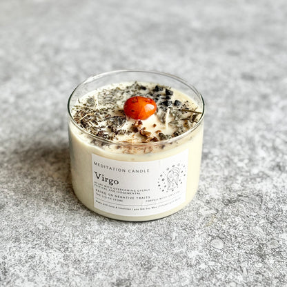 Virgo Zodiac Soy Intention Candle | 400 Gm