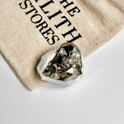 Peruvian Pyrite Cluster – 26g -Golden Brilliance & Striking Presence
