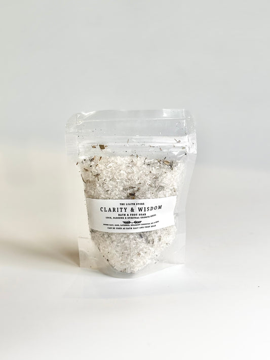 Clarity & Wisdom Bath & Foot Soak – Mindful Ritual Blend