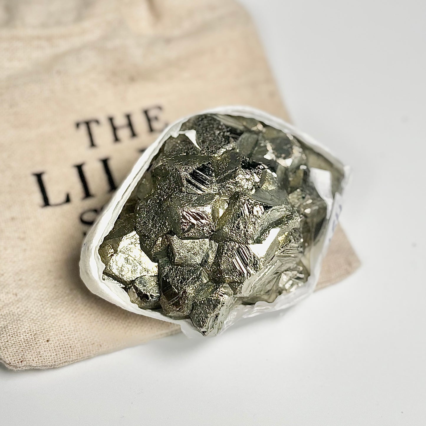 Peruvian Pyrite Cluster – 154g - Golden Brilliance & Striking Presence