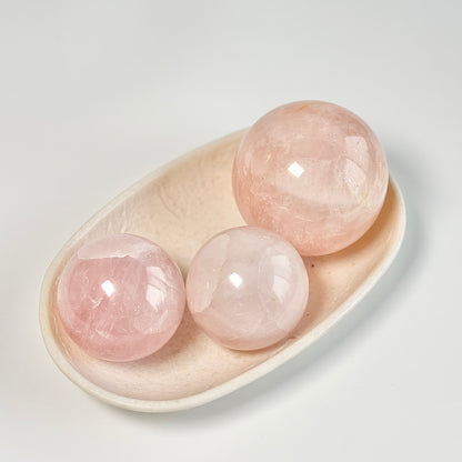 Rose Quartz Sphere - Stone of Universal Love and Self acceptance