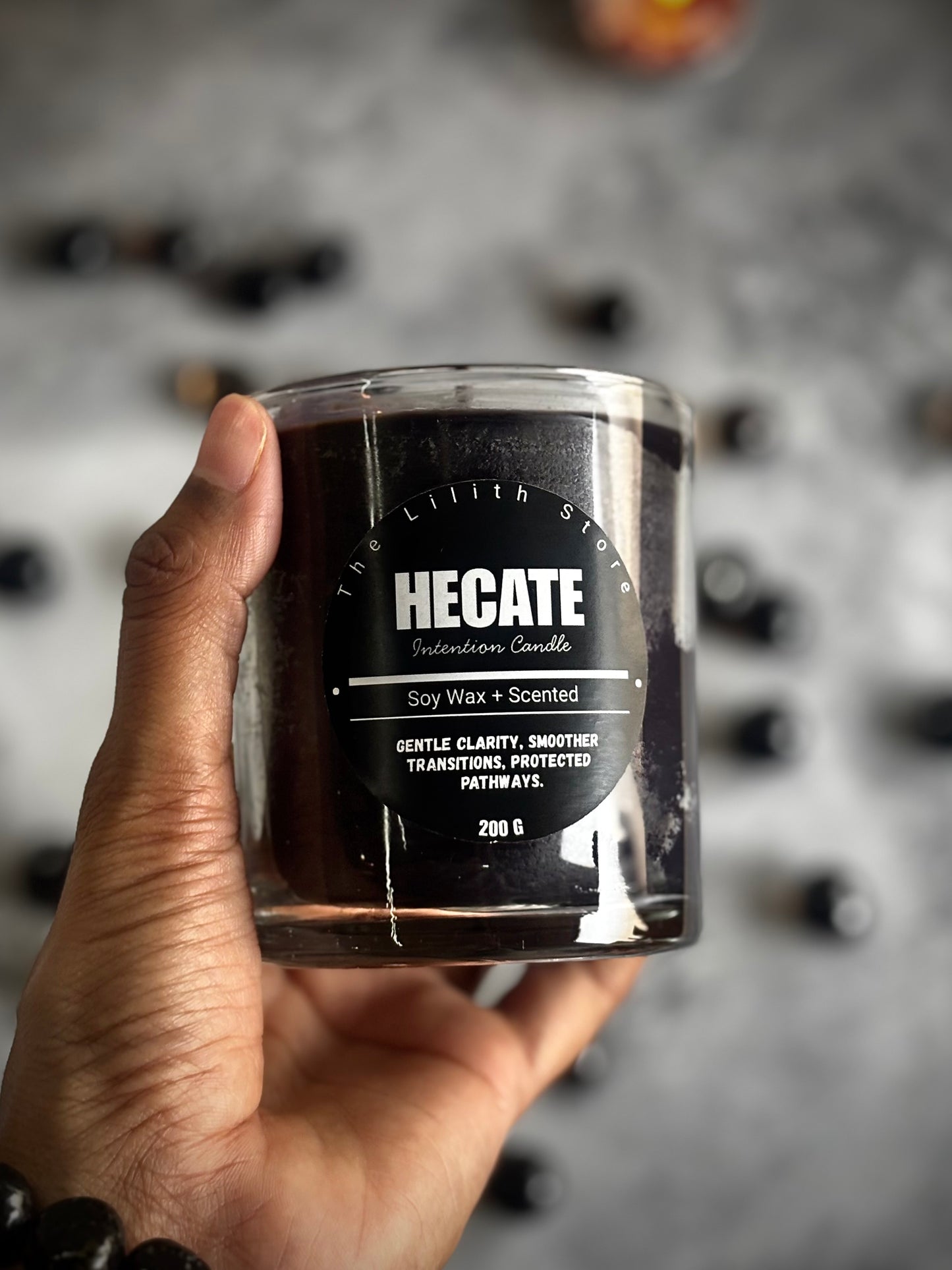 Hecate Altar Candle – 200 g Soy Wax Jar Candle for Ritual & Devotion